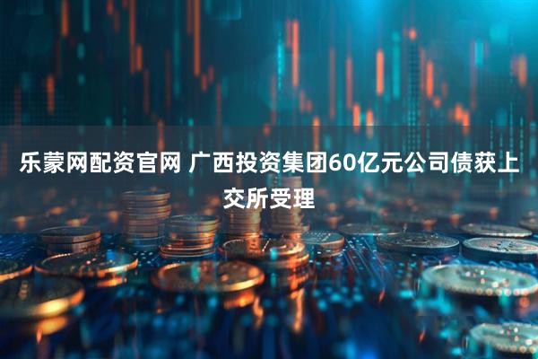 乐蒙网配资官网 广西投资集团60亿元公司债获上交所受理