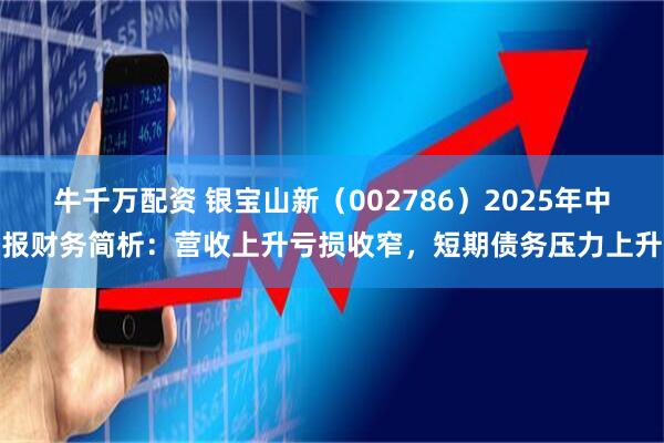 牛千万配资 银宝山新（002786）2025年中报财务简析：营收上升亏损收窄，短期债务压力上升